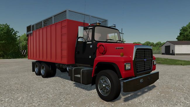 Ford L8000 flatbed/AR truck v1.2.0.0 для Farming Simulator 22 (1.7.x)