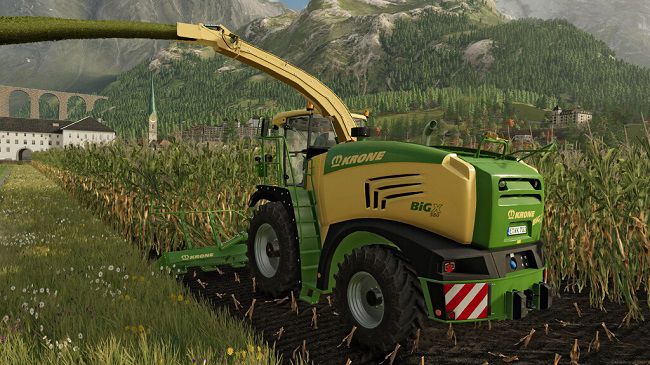 Krone BigX 580 v1.0 для Farming Simulator 22 (1.3.x)
