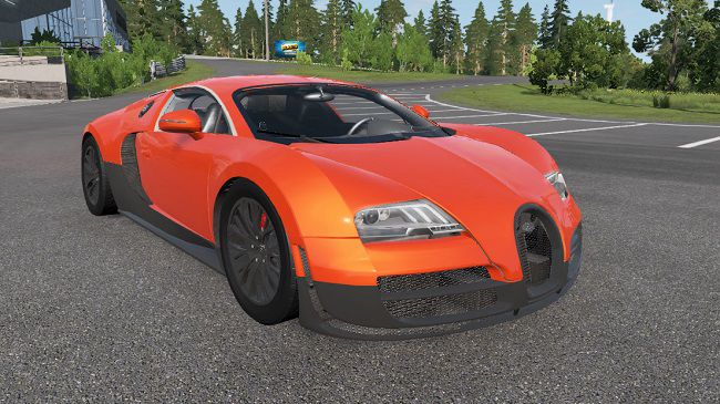 Bugatti Veyron для BeamNG.drive (0.24.x)