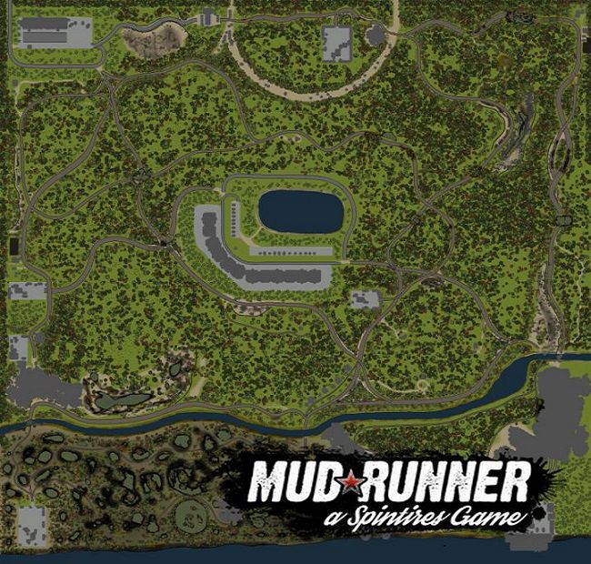 Карта "Осень" для Spintires: MudRunner