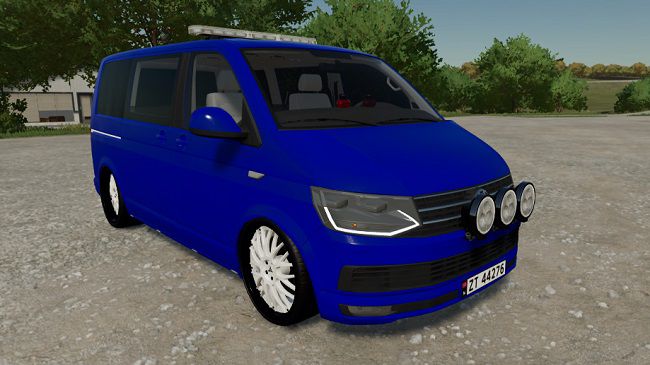 Volkswagen Transporter T6 v1.0 для Farming Simulator 22 (1.3.x)