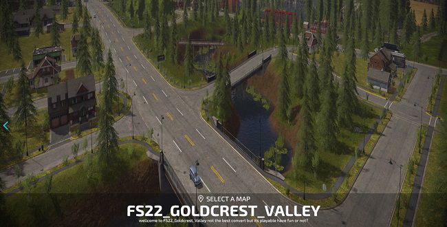 Карта Goldcrest Valley v2.0.0.0 для Farming Simulator 22 (1.3.x)