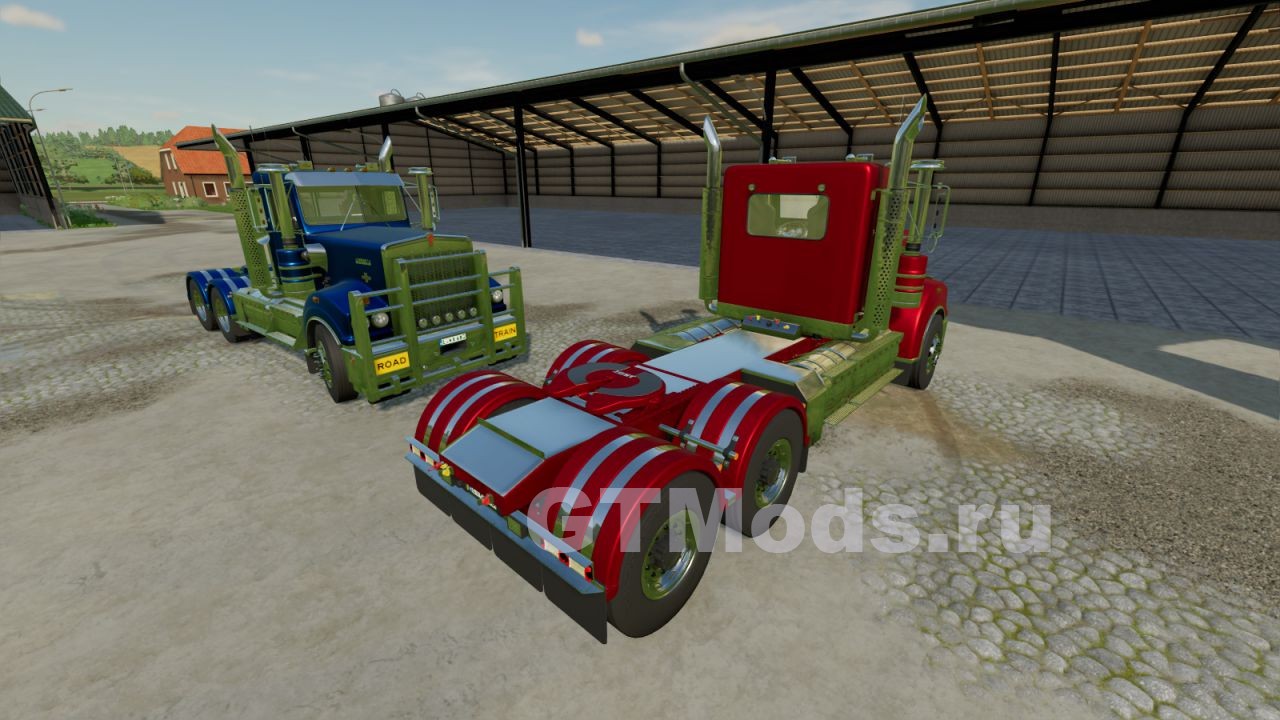 Kenworth T900 Legend V2000 для Farming Simulator 22 14x Моды для игр про автомобили от 5808