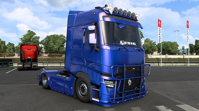 Renault New Range T Evolution Koseoglu Edition v1.0 для ETS 2 (1.43.x)