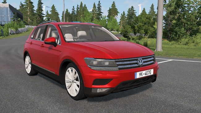 Volkswagen Tiguan 2018 v1.2 для BeamNG.drive (0.24.x)