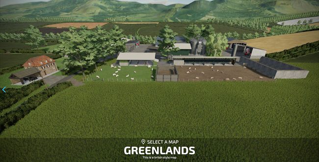 Карта Greenlands v1.0.0.0 для Farming Simulator 22 (1.3.x)
