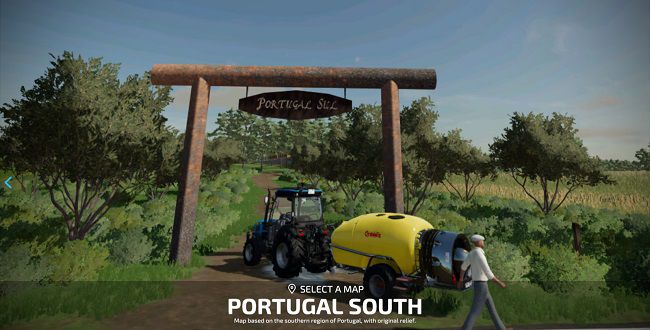 Карта Portugal South v1.1 для Farming Simulator 22 (1.6.x)