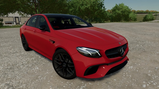 Mercedes Benz E63S AMG 2018 v1.0 для Farming Simulator 22 (1.3.x)