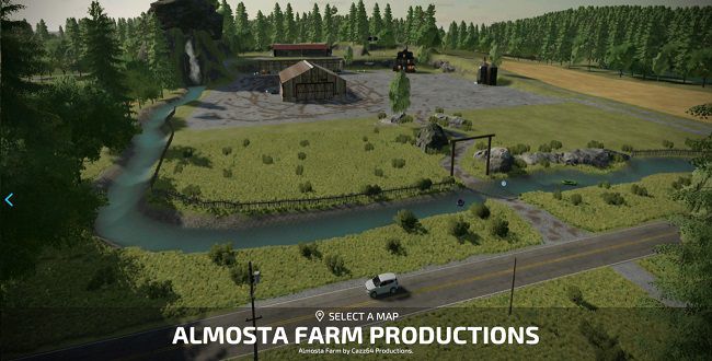 Карта Almostafarm Productions v1.0.0.1 для Farming Simulator 22 (1.3.x)