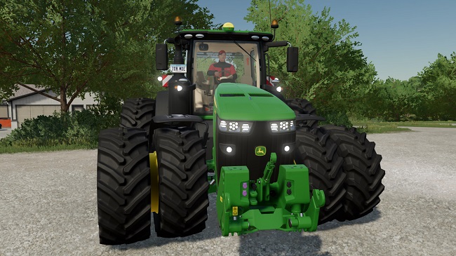 John Deere 8R 2016 v1.0 для Farming Simulator 22 (1.3.x)