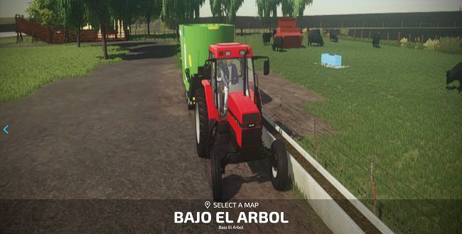 Карта Bajo El Arbol v1.0 для Farming Simulator 22 (1.3.x)