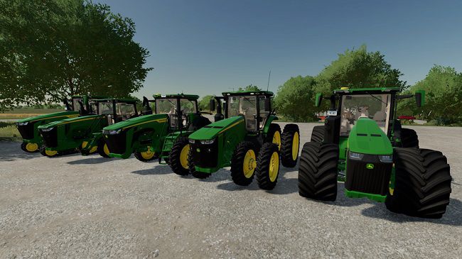 John Deere 8R Series 2014-2022 v1.0 для Farming Simulator 22 (1.3.x)