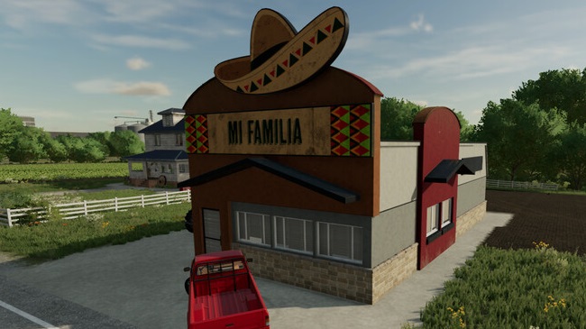 Mi Familia Restaurant v1.0 для Farming Simulator 22 (1.3.x)
