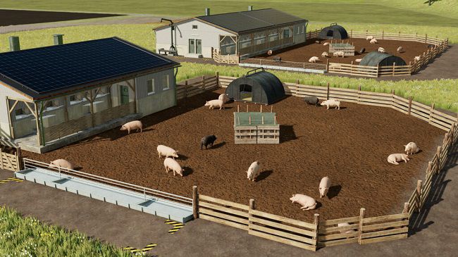 Animals Placeables Pack v1.3 для Farming Simulator 22 (1.8.x)