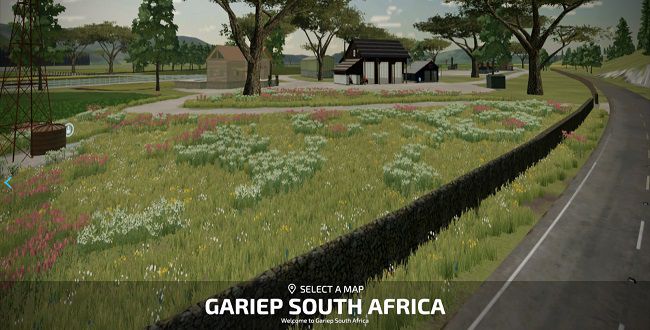 Карта Gariep South Africa v1.0 для Farming Simulator 22 (1.3.x)