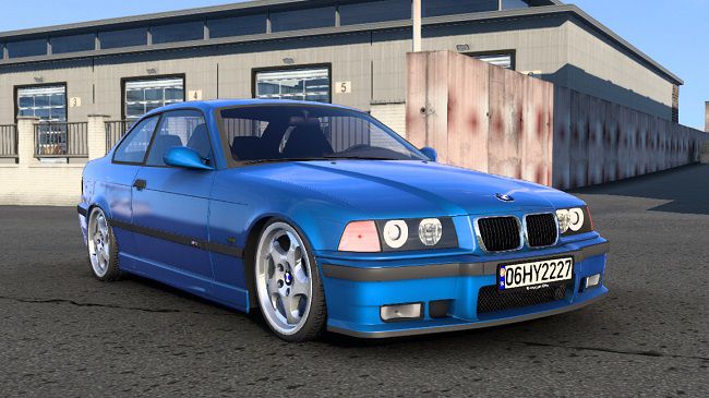BMW E36 v3.1 для Euro Truck Simulator 2 (1.45.x)