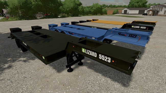 Low Loader ChMZAP 5523 v1.0 для Farming Simulator 22 (1.3.x)