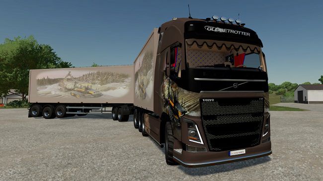 Volvo FH16 2019 Woodchips v1.0 для Farming Simulator 22 (1.3.x)