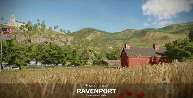 Карта Ravenport v3.0 для Farming Simulator 22 (1.4.x)