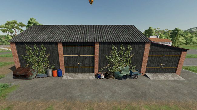 Barn With Garage v1.1.0.1 для Farming Simulator 22 (1.7.x)