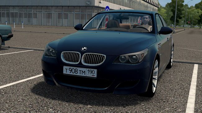 BMW E60 M5  v0.1 для City Car Driving (1.5.9.2)