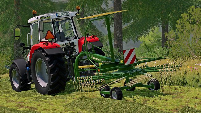 Krone Swadro 395 v1.1 для Farming Simulator 22 (1.7.x)