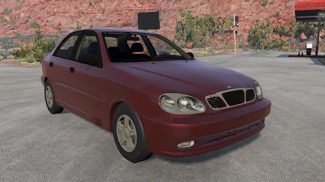 Daewoo Lanos v1.1 для BeamNG.drive (0.24.x)