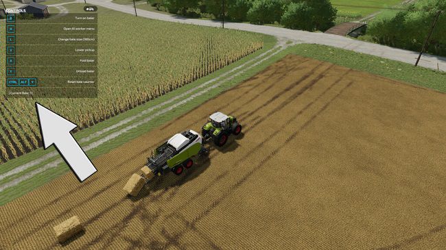 Bale Count System v1.0 для Farming Simulator 22 (1.3.x)