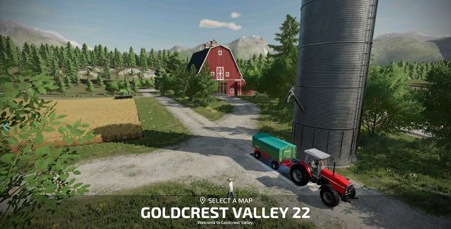 Карта Goldcrest Valley 22 v2.0.0.1 для Farming Simulator 22 (1.9.x)