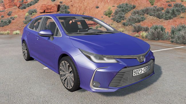 Toyota Corolla Hybrid Sedan 2019 v1.0 для BeamNG.drive (0.24.x-0.31.x)