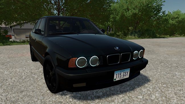 BMW M5 E34 v1.0 для Farming Simulator 22 (1.3.x)