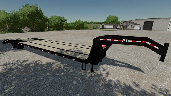 40FT PJ Gooseneck Trailer v1.0 для Farming Simulator 22 (1.3.x)