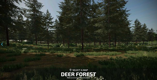 Карта Deer Forest v1.0 для Farming Simulator 22 (1.3.x)