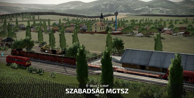 Карта Szabadsag MgTsz v1.0 для Farming Simulator 22 (1.3.x)