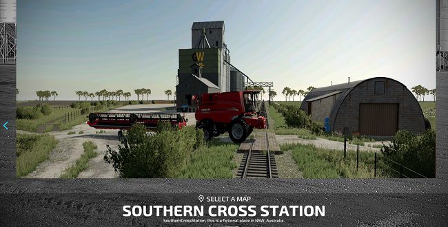 Карта Southern Cross Station v1.0 для Farming Simulator 2022 (1.4.x)