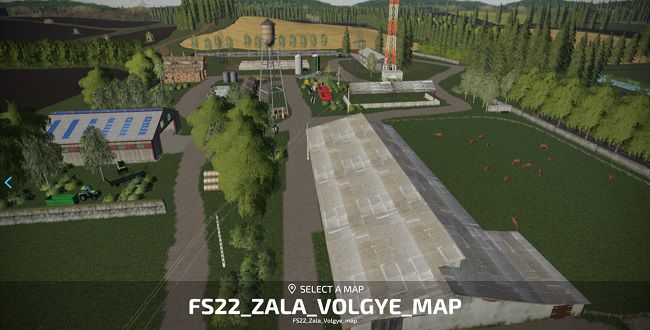 Карта Zala Volgye v1.0 для Farming Simulator 2022 (1.4.x)