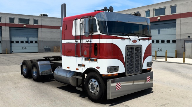 Pete 362 Cabover v1.0 для American Truck Simulator (1.43.x)