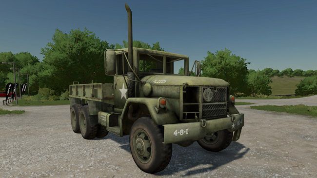 GMC M35 US Militay v1.0 для Farming Simulator 22 (1.4.x)