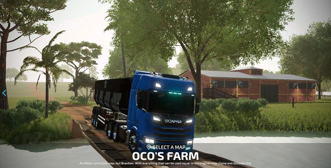Карта Fazenda Ocos Farm v1.0.0.0 для Farming Simulator 22 (1.4.x)