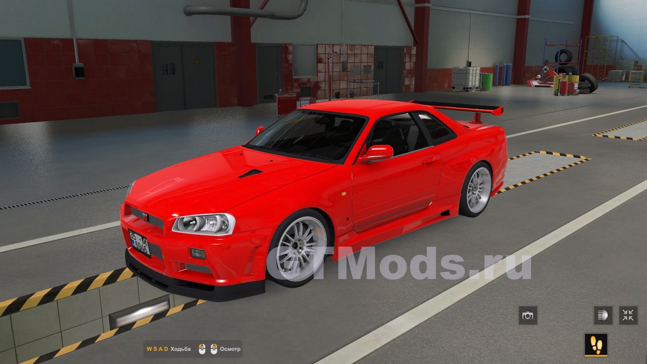 Nissan Skyline GTR R34 v1.5 » Моды для игр про автомобили от GTMods.ru