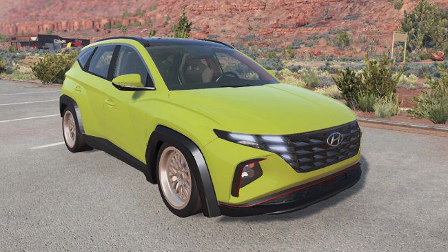 Hyundai Tucson L 2021 v1.0 для BeamNG.drive (0.27.x)