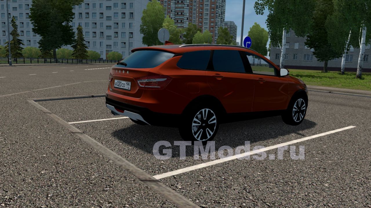 Сити кар драйвинг калина. Vesta City car Driving. GTA 5 Mod Vesta SW Cross.