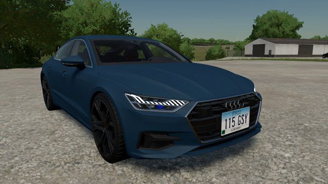 Audi A7 2018 v1.0.0.0 для Farming Simulator 22 (1.4.x)