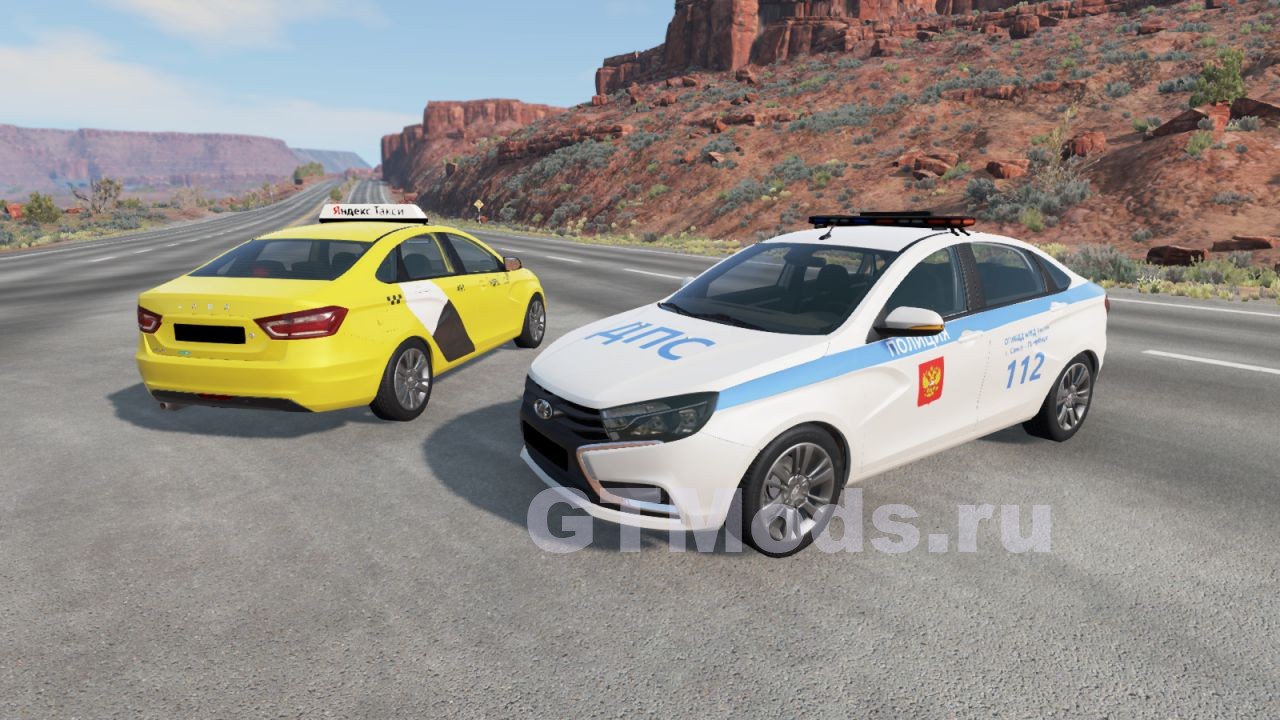 Lada Vesta v1.0 для BeamNG.drive (0.24.x) » Моды для игр про автомобили от  GTMods.ru