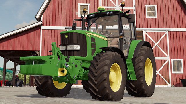 John Deere 6030 Series v2.0 для Farming Simulator 22 (1.8.x)