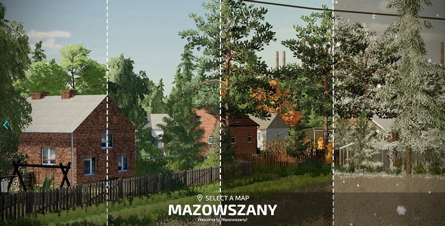 Карта Mazowszany v1.2.0.2 для Farming Simulator 22 (1.6.x)