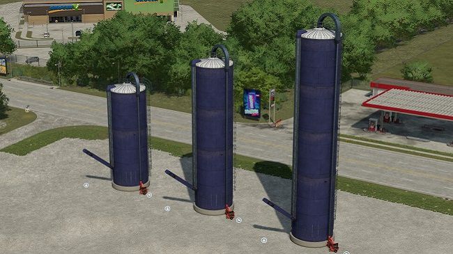 American Fermenting Silos v1.0 для Farming Simulator 22 (1.4.x)