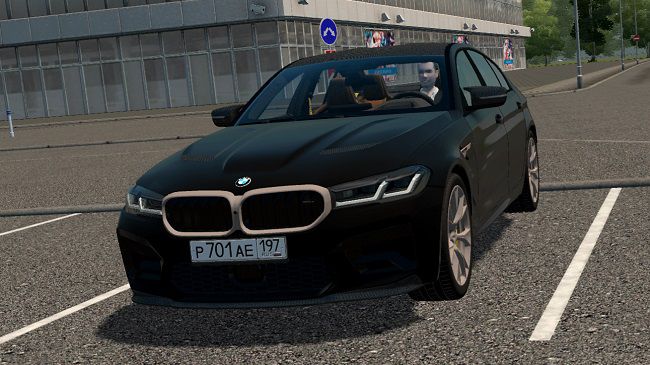 BMW M5 CS (F90 LCI) 2021 для City Car Driving (1.5.9.2)