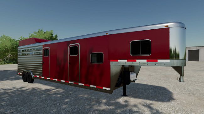 2020 Exiss Horse Trailer v2.0 для Farming Simulator 22 (1.4.x)