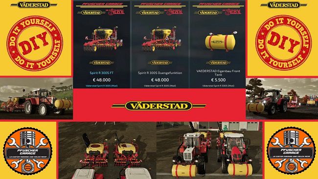 Väderstad Spirit 300 Pack v1.0 для Farming Simulator 22 (1.4.x)